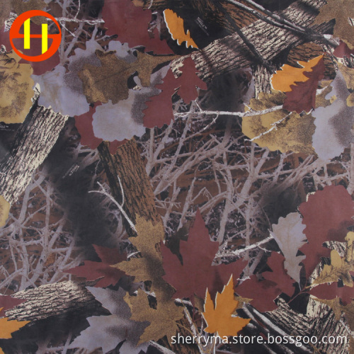 Lining waterproof printed coated polyester taffeta fabric
